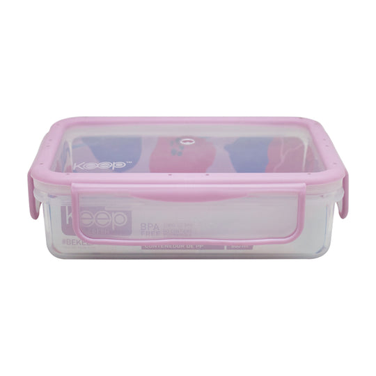 Contenedor Rectangular Keep Hermético 400ml - Lila