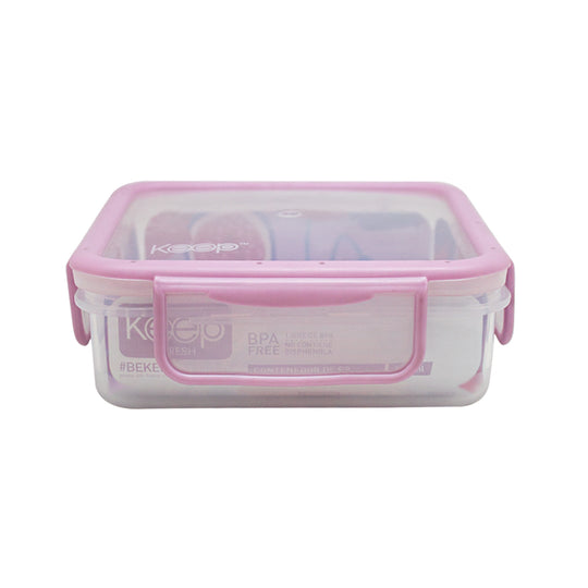 Contenedor Rectangular Keep Hermético 600ml - Lila
