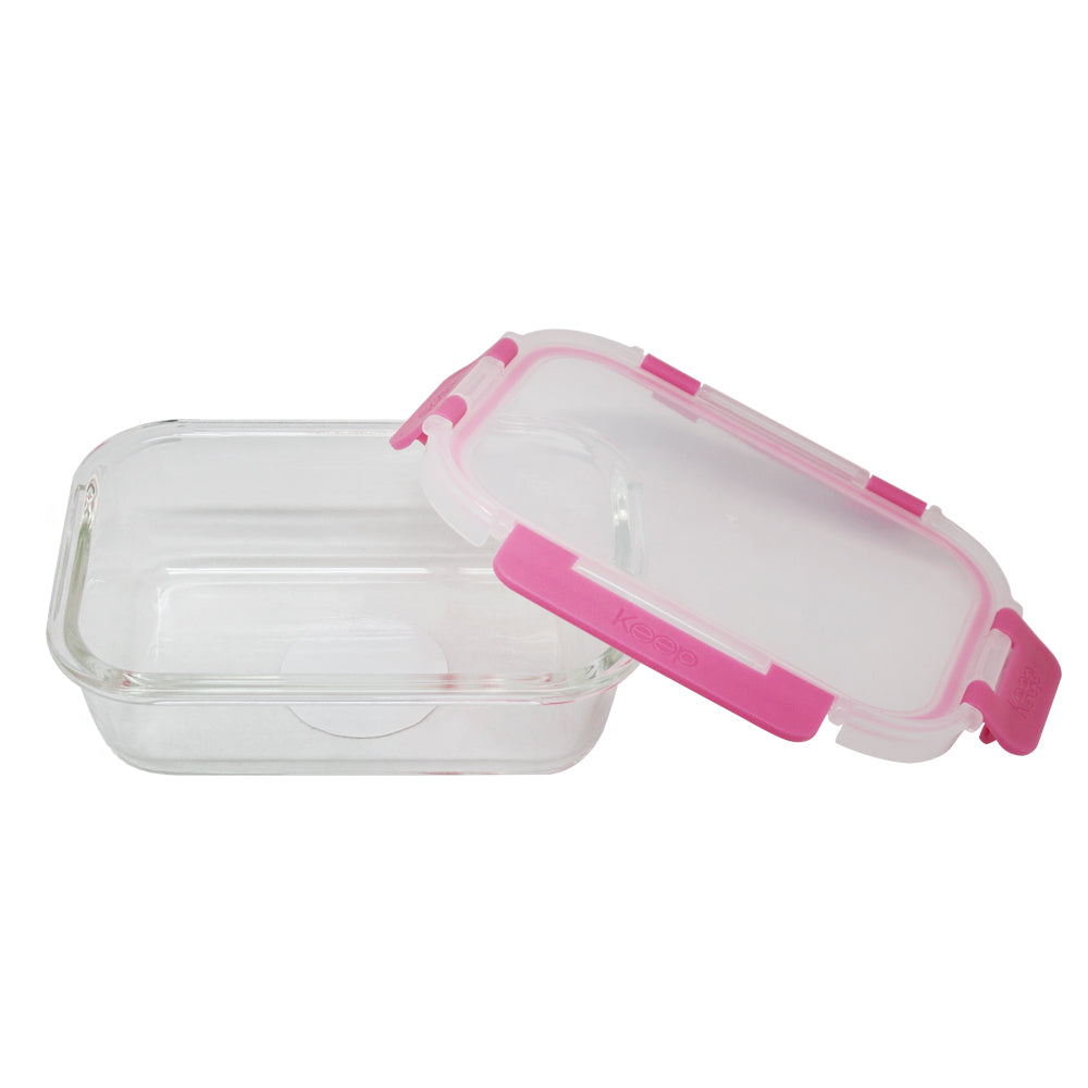 Contenedor Rectangular Keep Hermético de Vidrio 640ml