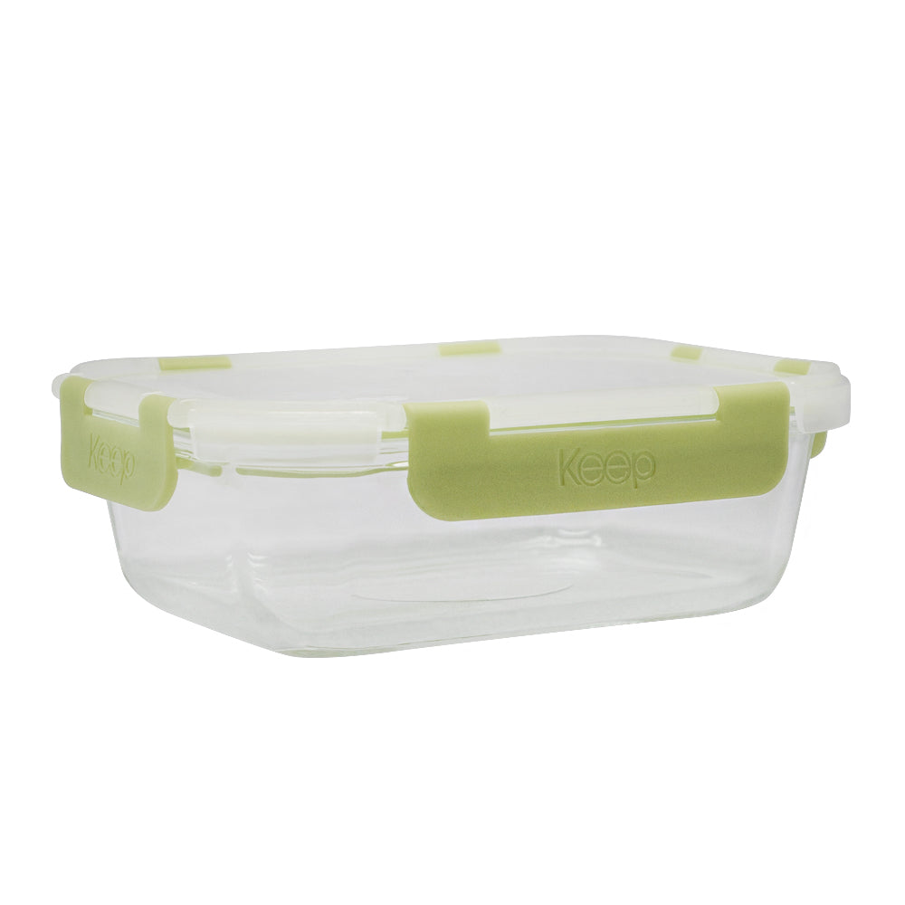 Contenedor Rectangular Keep Hermético de Vidrio 640ml