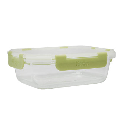 Contenedor Rectangular Keep Hermético de Vidrio 640ml