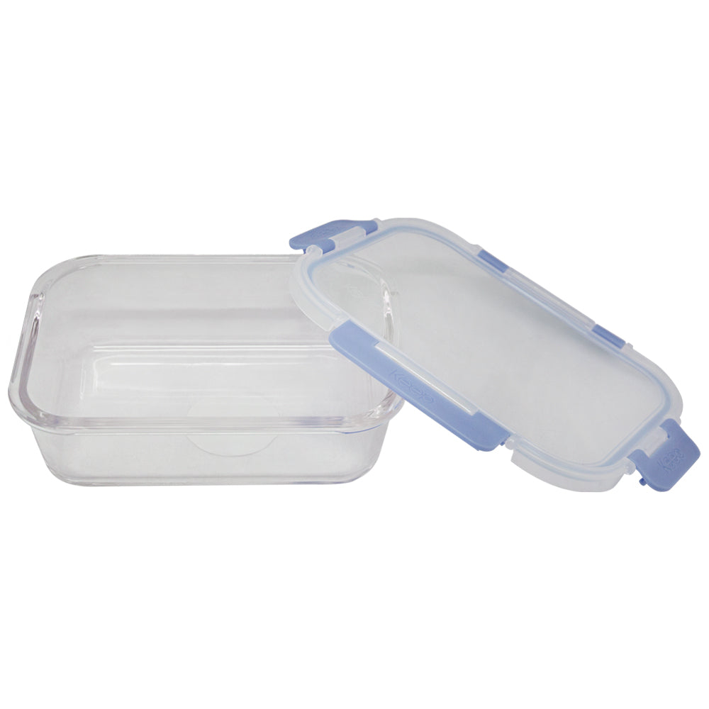 Contenedor Rectangular Keep Hermético de Vidrio 1040ml