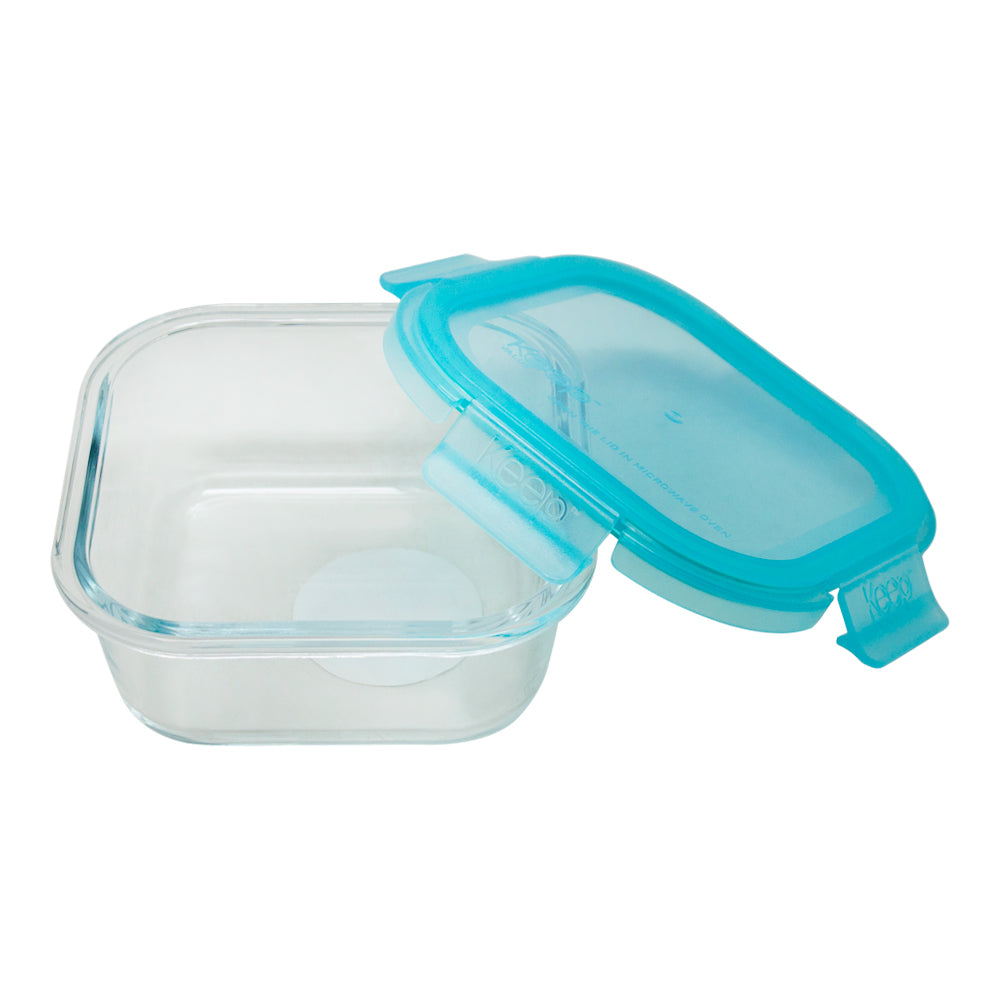 Contenedor Cuadrado Keep Hermético de Vidrio 500ml