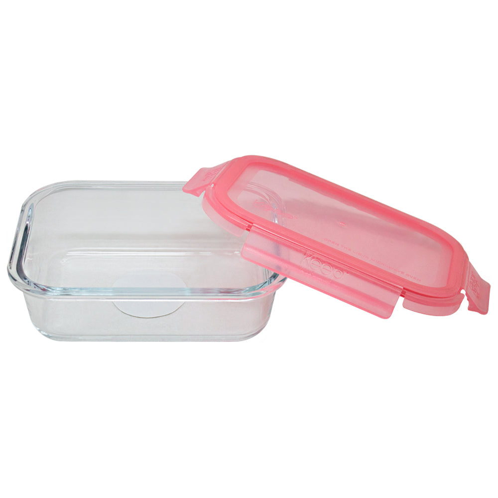 Contenedor Rectangular Keep Hermético de Vidrio 630ml