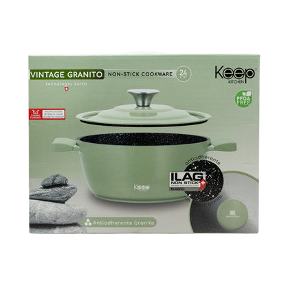 Olla 24cm Vintage Pistacho