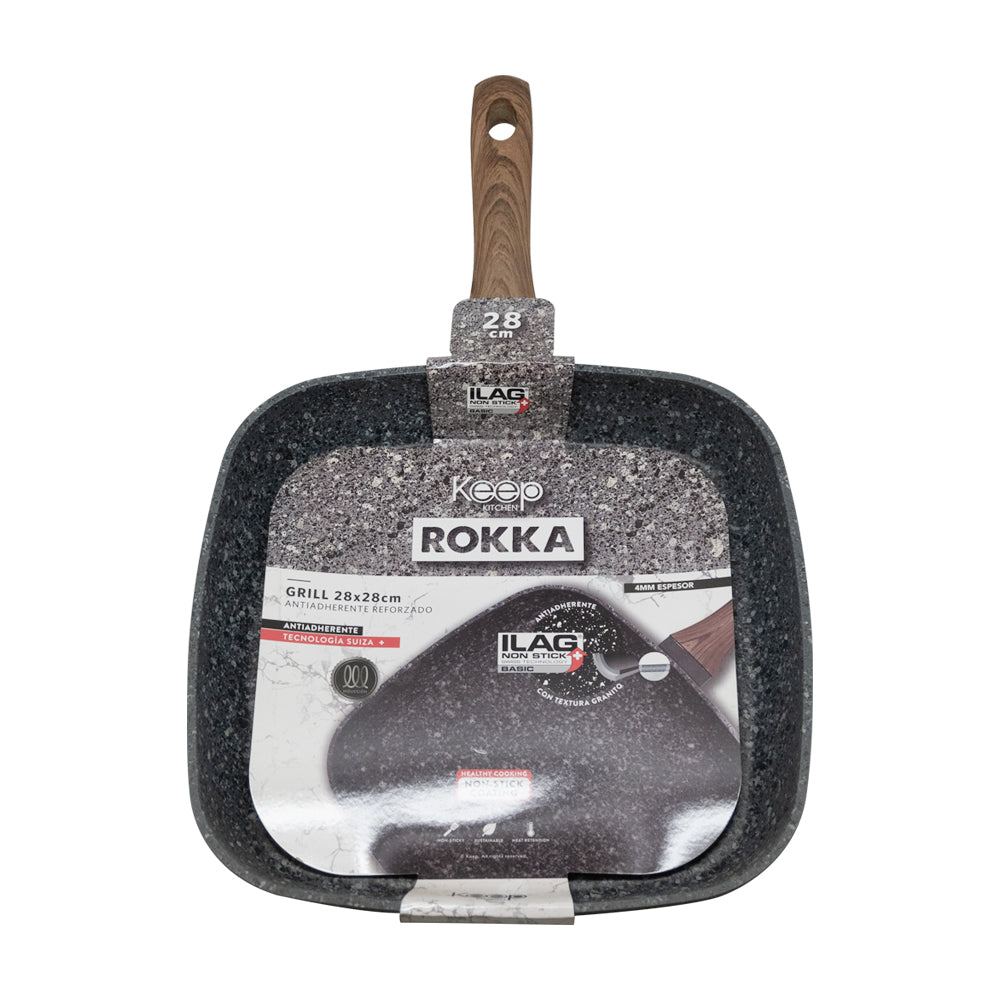 Grill Pan 28cm Rokka Series Keep