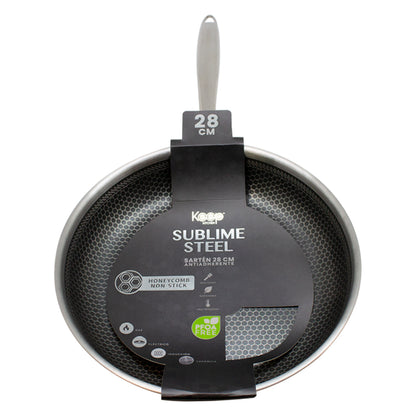 Sarten 28cm Sublime Steel Keep