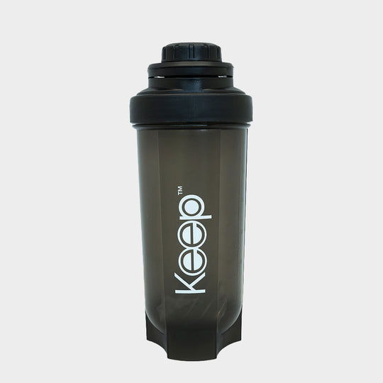 Botella Shaker Colores Keep - Negro
