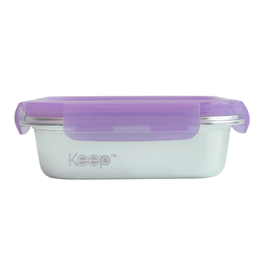 Contenedor Hermético Keep Acero Inoxidable 600ml - Lila