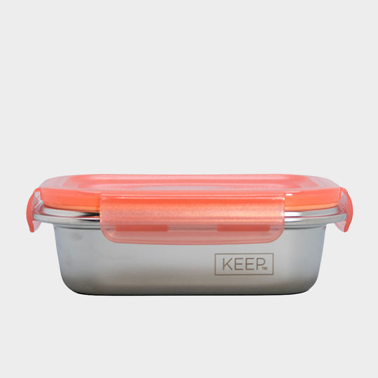 Contenedor Hermético Keep Acero Inoxidable 600ml - Coral