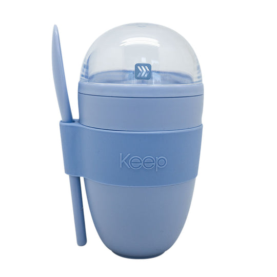 Vaso Snack Keep con Cucharita 450ml - Lavanda