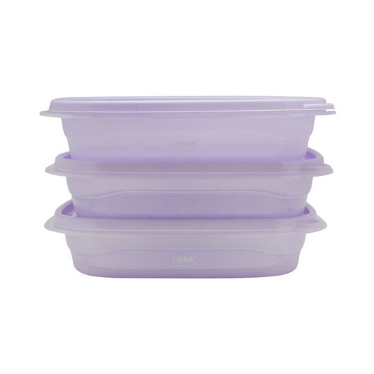 Set 3 Contenedores Keep Herméticos Apilables 950ml