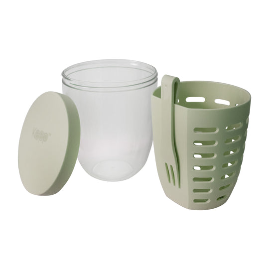 Contenedor Frutas Keep Hermético 600ml - Pistacho