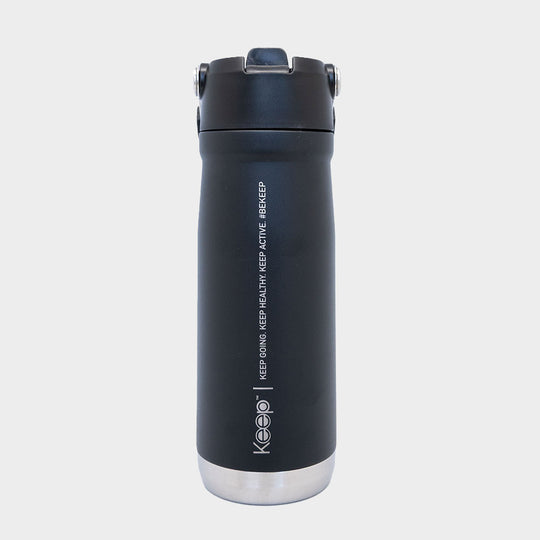 Botella Insulada Doble Pared 650ml Keep - Negro