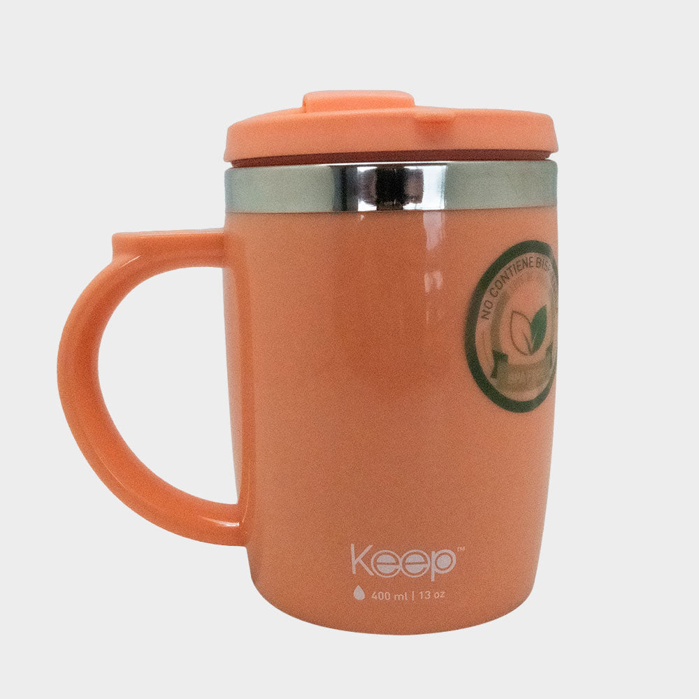 Mug Termo Keep Acero Inoxidable 400 ML