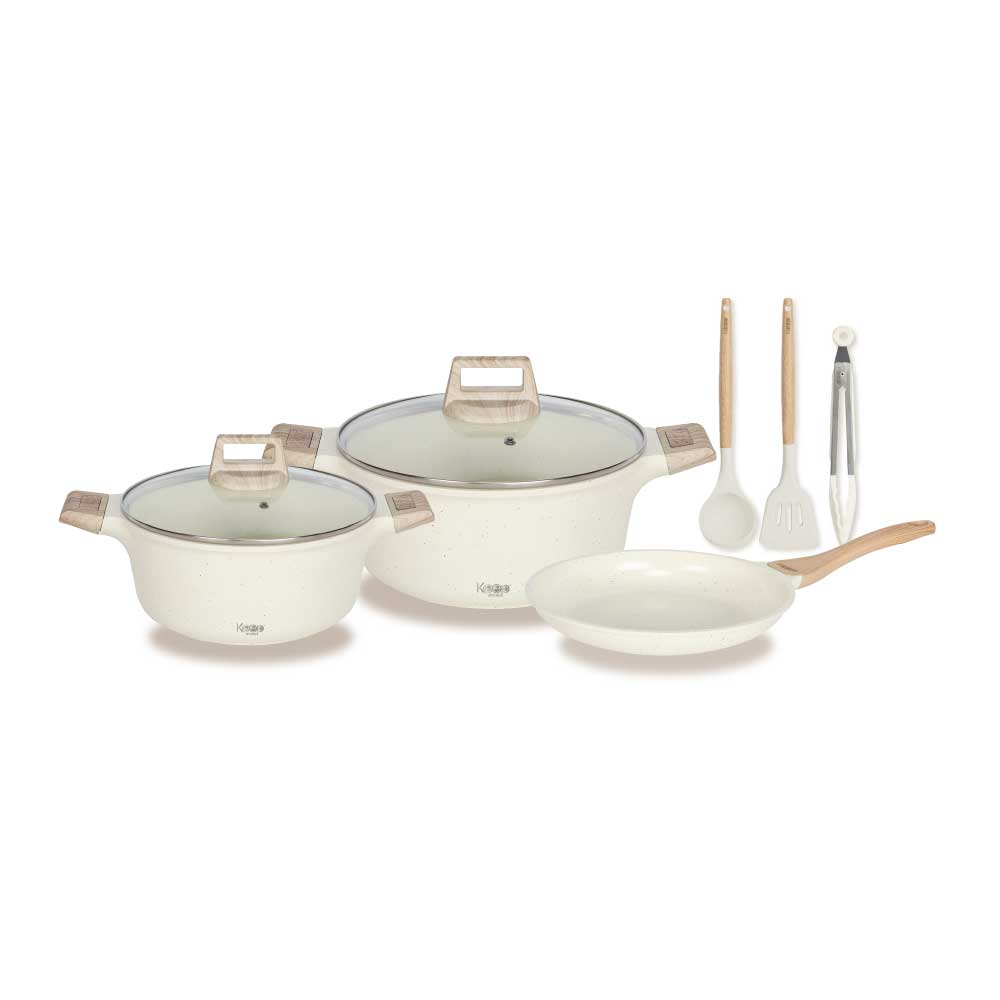 Batería de Cocina Antiadherente 8 piezas Keep Nude Line